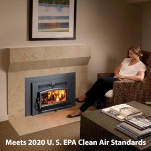 Small Flush Hybrid Fyre Wood Insert